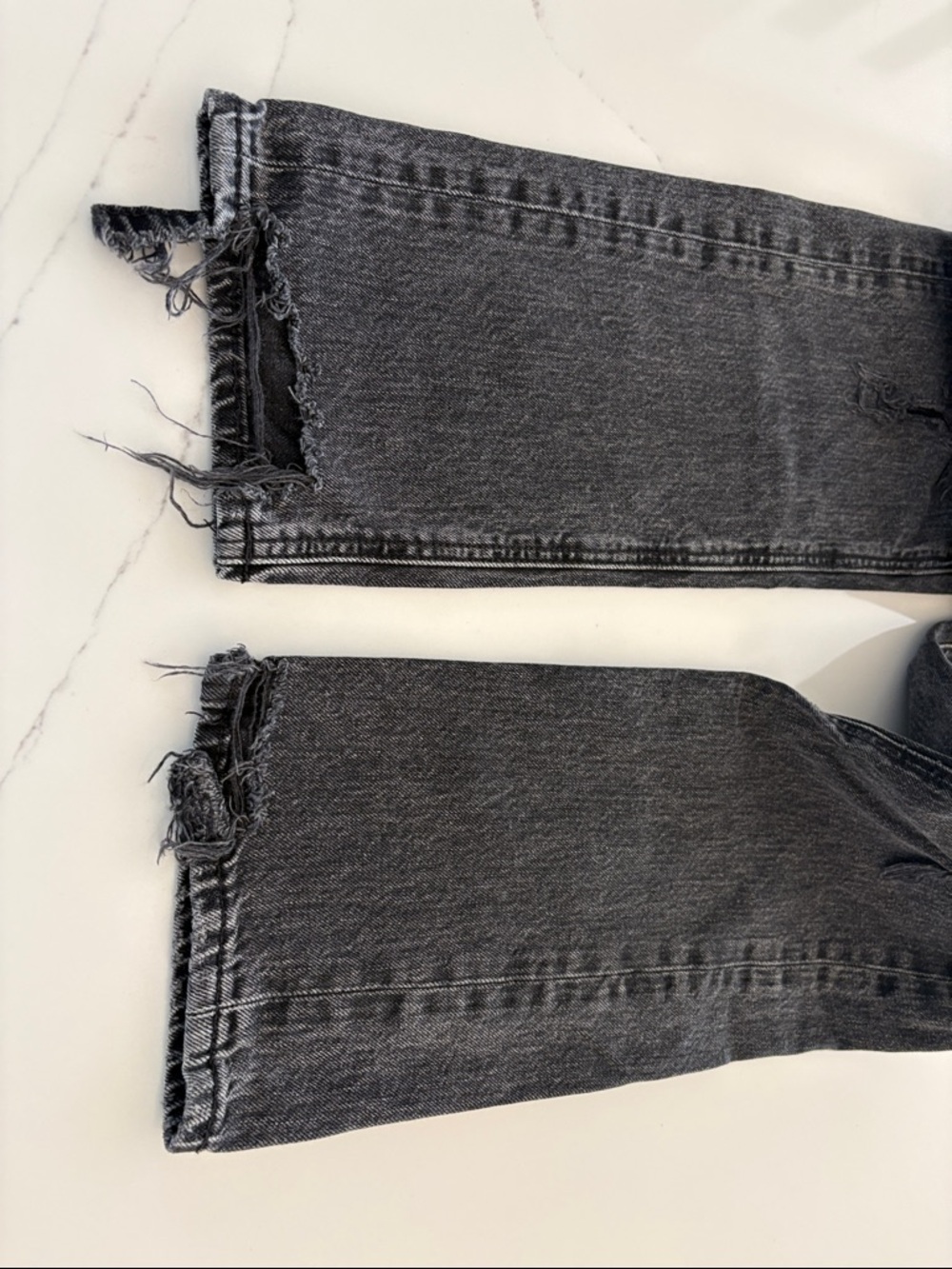 American Eagle Outfitters Distressed Black/Gray Ripped Jeans - Picture 5 of 5